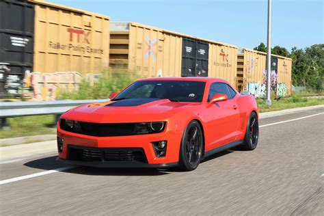 Supercharged Inferno Orange Camaro Has Ssx Appeal