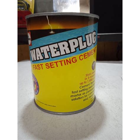 Waterplug Fast Setting Cement 25lbs Lazada Ph