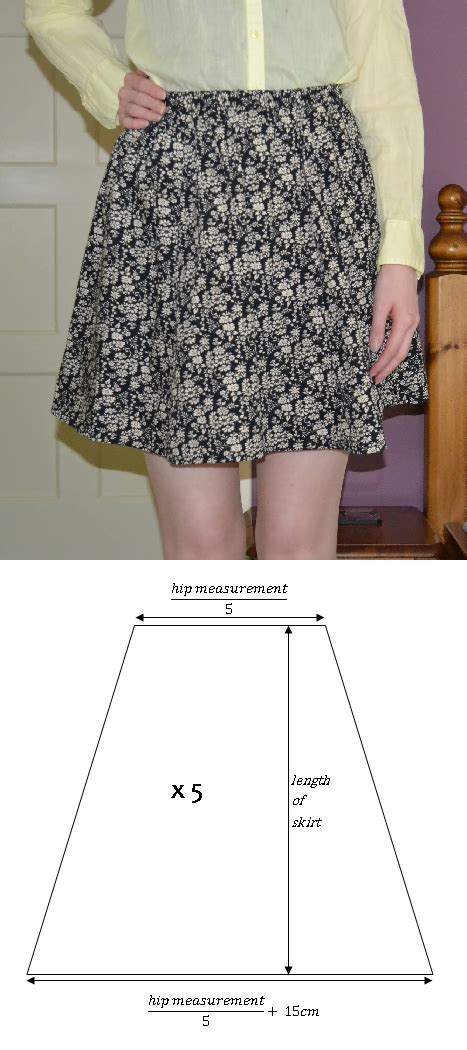 Flared Skirt Pattern Piece Skirts Flare Skirt Flared Skirt Pattern