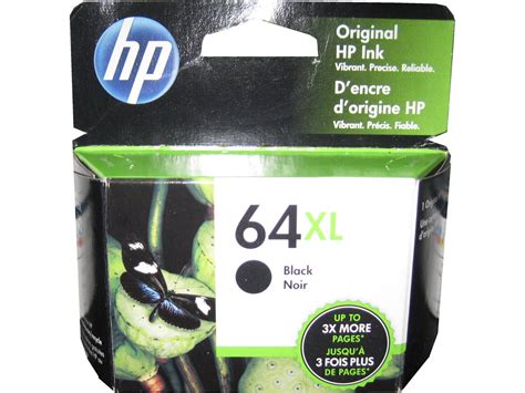 Hp 64xl N9j92an Black High Yield Ink Cartridge Genuine Oem Original 190780812006 Ebay