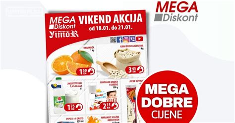 Mega Diskont Vikend Akcija 18 21 1 2024 Ustedite Ba