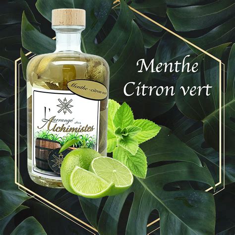 Rhum Menthe Citron Vert Larrangé Des Alchimistes