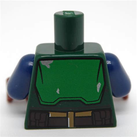 LEGO Dark Green Mandalorian Female Tribe Warrior With Antenna Minifig