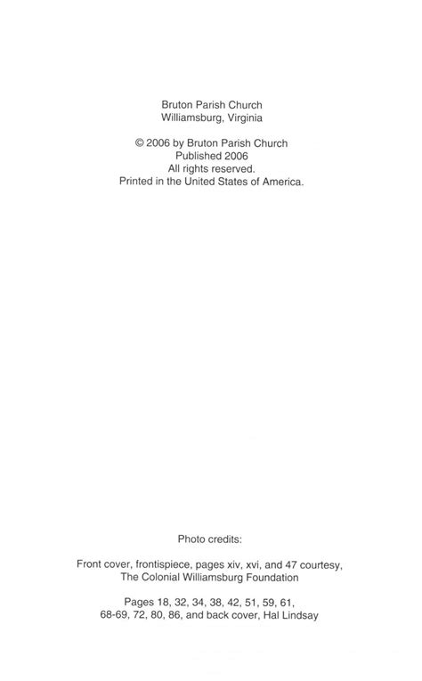 A Guide to the Memorials of Bruton Parish Church | Bruton Parish