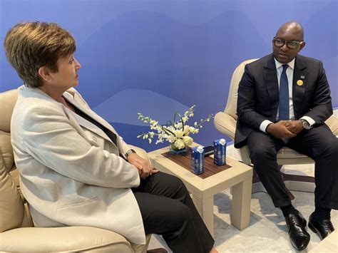 Rdc Sama Lukonde Et Kristalina Georgieva Changent Sur Le Programme