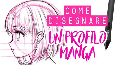 Come Disegnare Manga Disegnare Un Volto Di Profilo YouTube