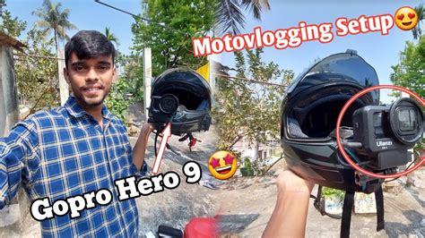 Most Unique Motovlogging Setup 😳 Gopro Hero 9 How To Motovlog