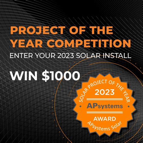 APsystems Announces The 2023 Solar Project Of The Year Competition