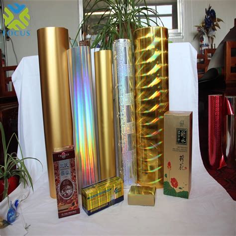 Bopp Rainbow Holographic Transparent Metalized Lamination Film