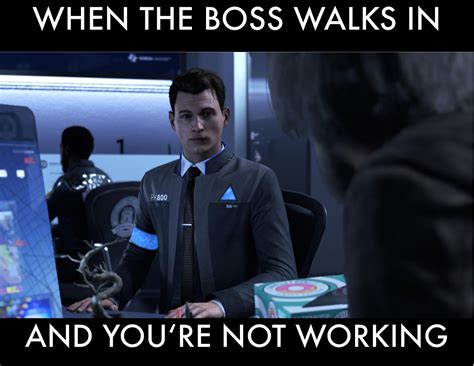 When the boss walks in...act busy : DetroitBecomeHuman