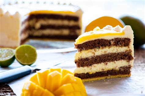 Mango Sahne Torte Mann Backt