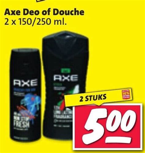 Axe Deo Of Douche 2 X 150 250 Ml Aanbieding Bij Nettorama