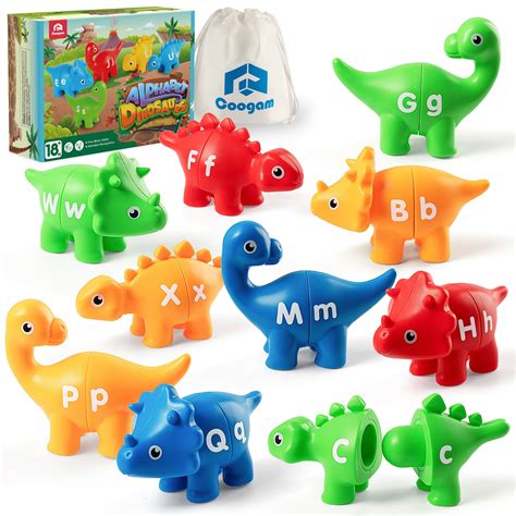 Coogam Matching Letters Fine Motor Toy 26 Pcs Double Sided Abc