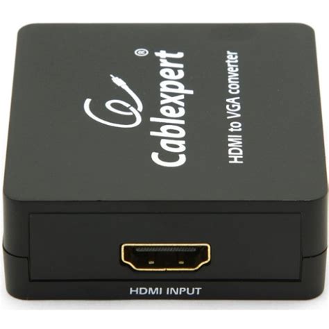 Купить конвертер HDMI VGA Cablexpert DSC HDMI VGA 001 HD19FxHD15F в