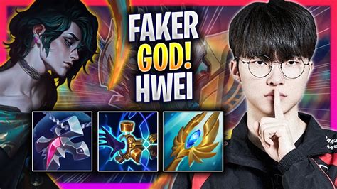 Faker Is A God With Hwei T1 Faker Plays Hwei Mid Vs Neeko Season