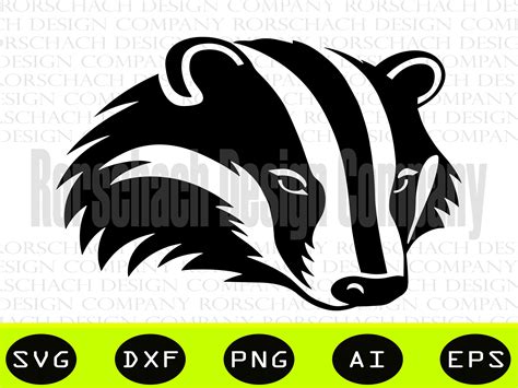 Badger Svg Badger Clipart Badger Svg Animal Svg Badger Svg Badger