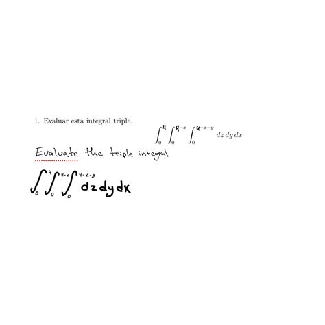 Solved Evaluar Esta Integral