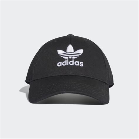 Accessories - TREFOIL BASEBALL CAP - Black | adidas South Africa