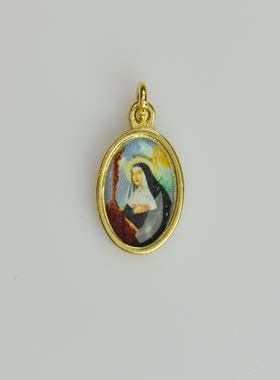 Médaille Sainte Rita de Cascia Dorée 15mm La Boutique des Chrétiens