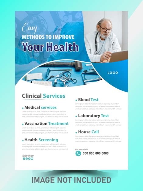 Premium Vector Vector Healthcare And Medical Flyer Design Template