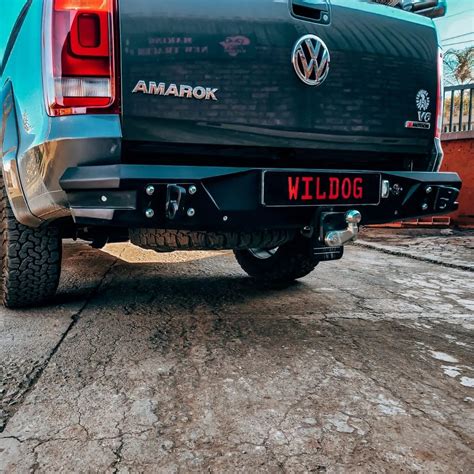 VW Amarok Wildog Alpha Rear Replacement Bumper - Dents n All 4x4 Accessories