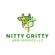 Livestock Logo Design For NITTY GRITTY ARM SERVICE LLC By L L D