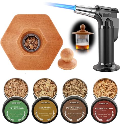 Amazon Cocktail Smoker Kit With Torch Four Kinds Of Wood Chips