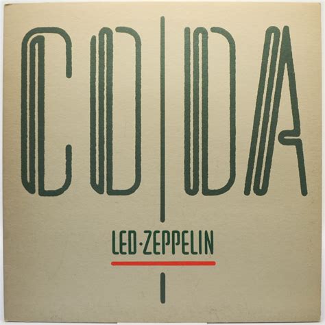 Led Zeppelin Coda 4890 ₽ купить виниловую пластинку с бесплатной