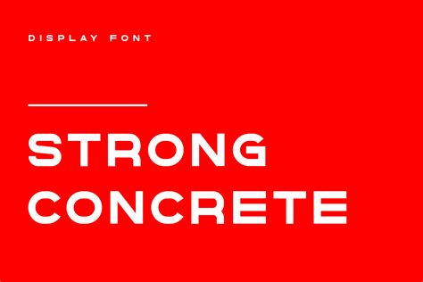 Strong Concrete Bold Font