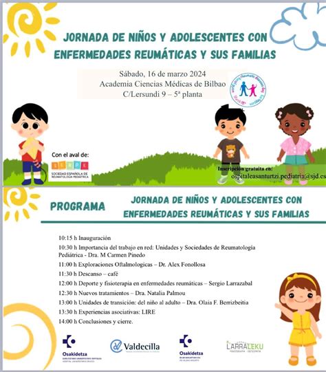 18 de marzo Día Mundial enfermedades reumáticas en Niños y Jóvenes LIRE