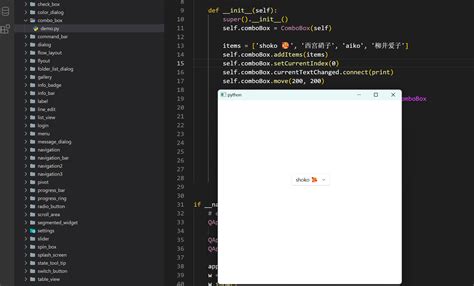 Combox Issue Zhiyiyo Pyqt Fluent Widgets Github