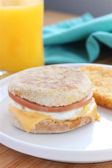 Homemade Egg Mcmuffin Recipe One Sweet Appetite