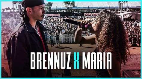 BRENNUZ X MARIA PE SEMI FINAL PALCO JOÃO ROCK YouTube