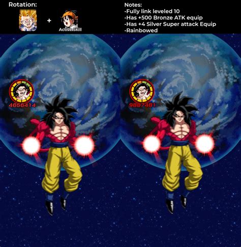 Str Ssj4 Goku Pre Eza Vs Post Eza R Dbzdokkanbattle