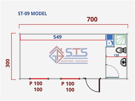 ST 09 Konteyner Model STS Konteyner Prefabrik