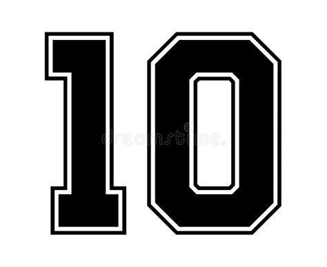 Jersey Number 10 Stock Illustrations – 1,102 Jersey Number 10 Stock ...