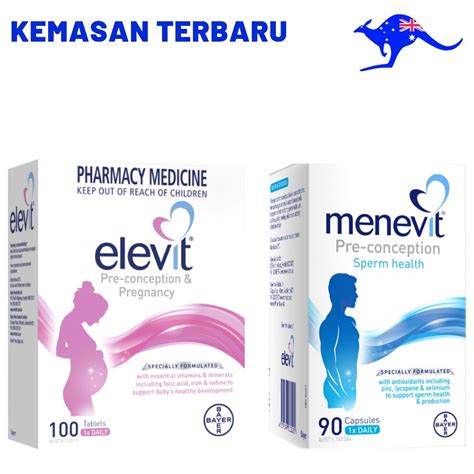 Jual Elevit Pre Conception Pregnancy Tablets Tablet Menevit Pre