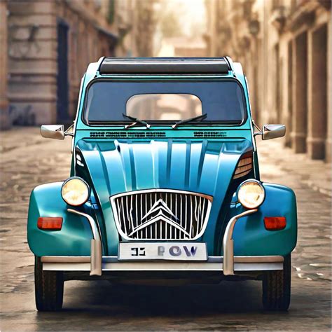 Citroën 2cv Poster Auto Posters 50 X 50 Cm Pop Art Streetart