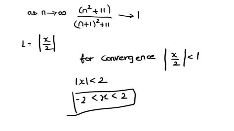 Solved Consider The Following Series N For Which Values Of X