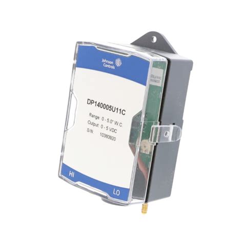 Johnson Controls Dp140005u11c 0 5wc Pressure Range Pressure Transd Snook And Aderton Hvac Supply