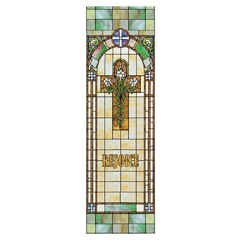 Stained Glass Series Banner Risen Christ [consumer]living Grace