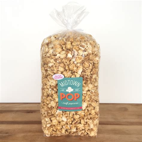 Caramel SeaSalt Gourmet Popcorn - Sweet & Salty Perfection | Midtown