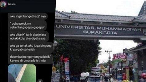 Viral Mahasiswi Akuntansi Ums Mengaku Dilecehkan Dosen Saat Bimbingan