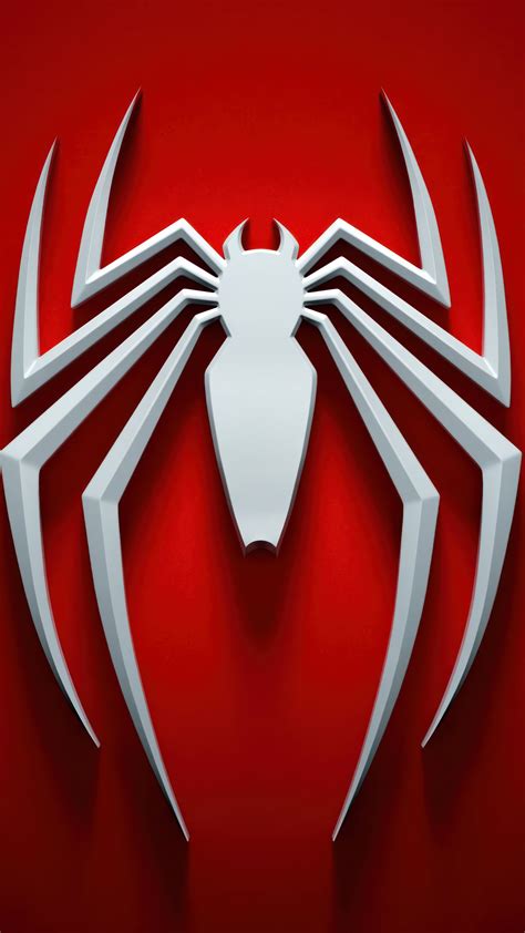 Marvels Spider-Man 2 Logo 4K #4581m Wallpaper iPhone Phone