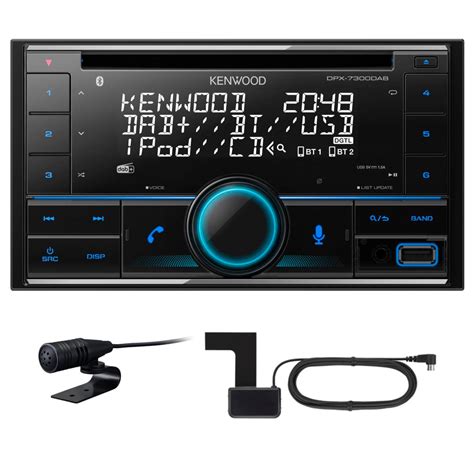 KENWOOD DPX 7300DAB 2 DIN CD Autoradio USB Digitalradio Bluetooth Inkl