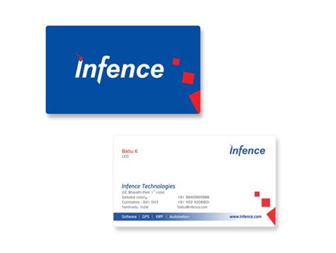 Infence Technologies Brand Development By Subramani Baskar Via Behance