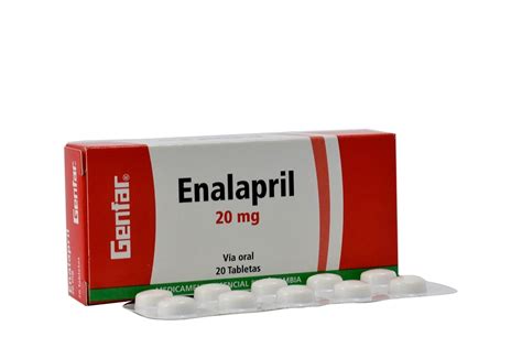 Enalapril 20 Mg Enalapril Maleato Ion 20 Mg 30 Comprimidos