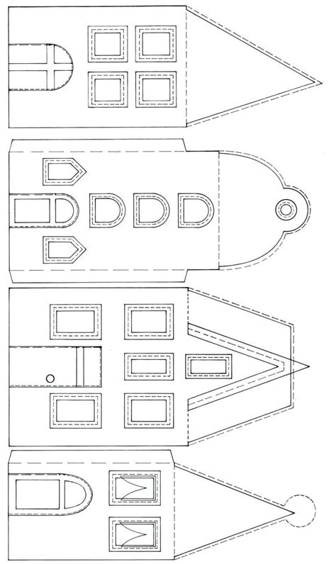 Printable Diy Christmas Village Houses Template - Get What You Need For ...