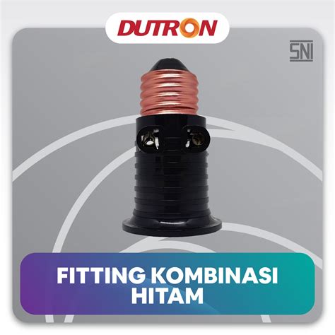 Jual Dutron Fitting Kombinasi Hitam Shopee Indonesia