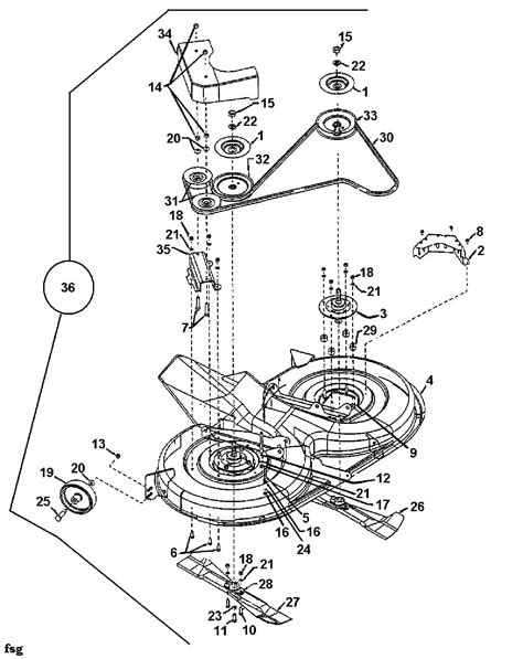 Ersatzteile MTD Rasentraktor EH 160 Typ 13AF795N678 1998 Mähwerk N